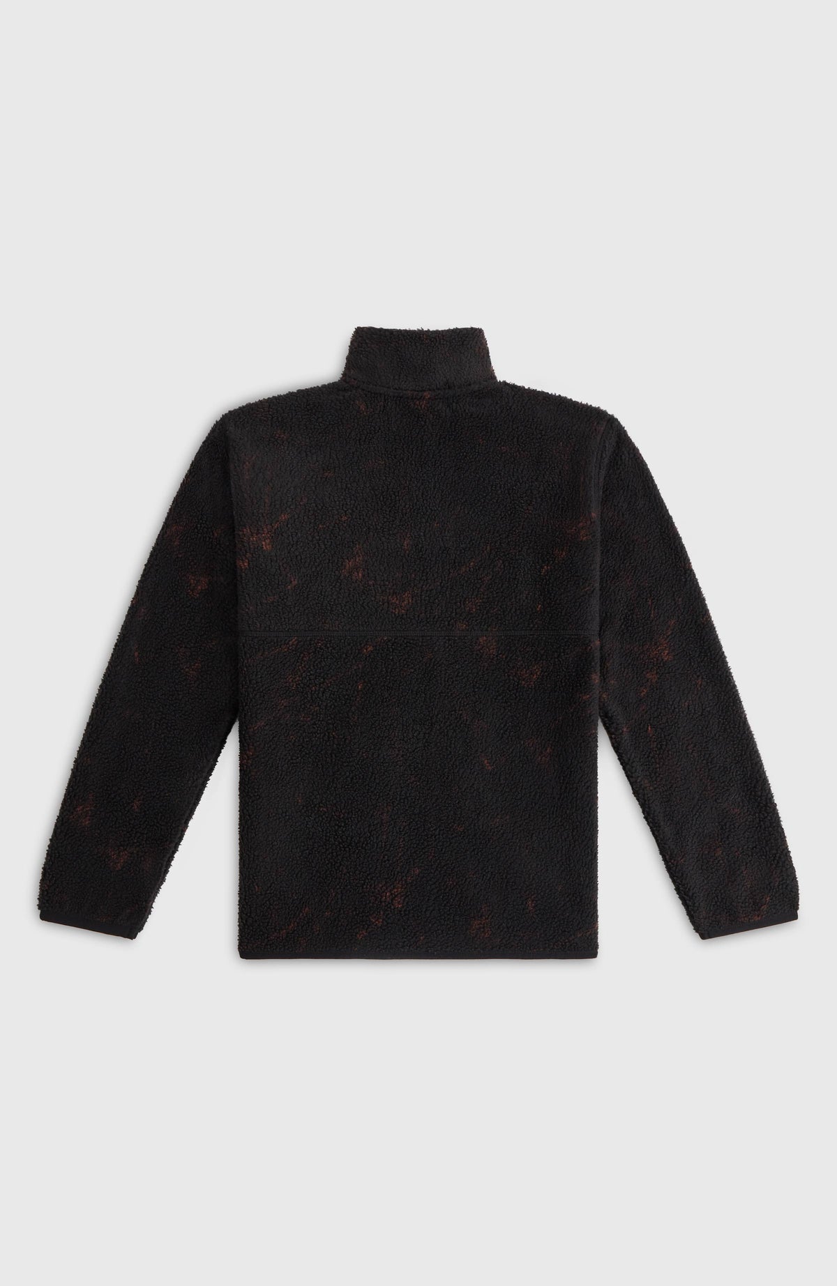 High-Pile fleecevest met volledige rits | Black Basalt