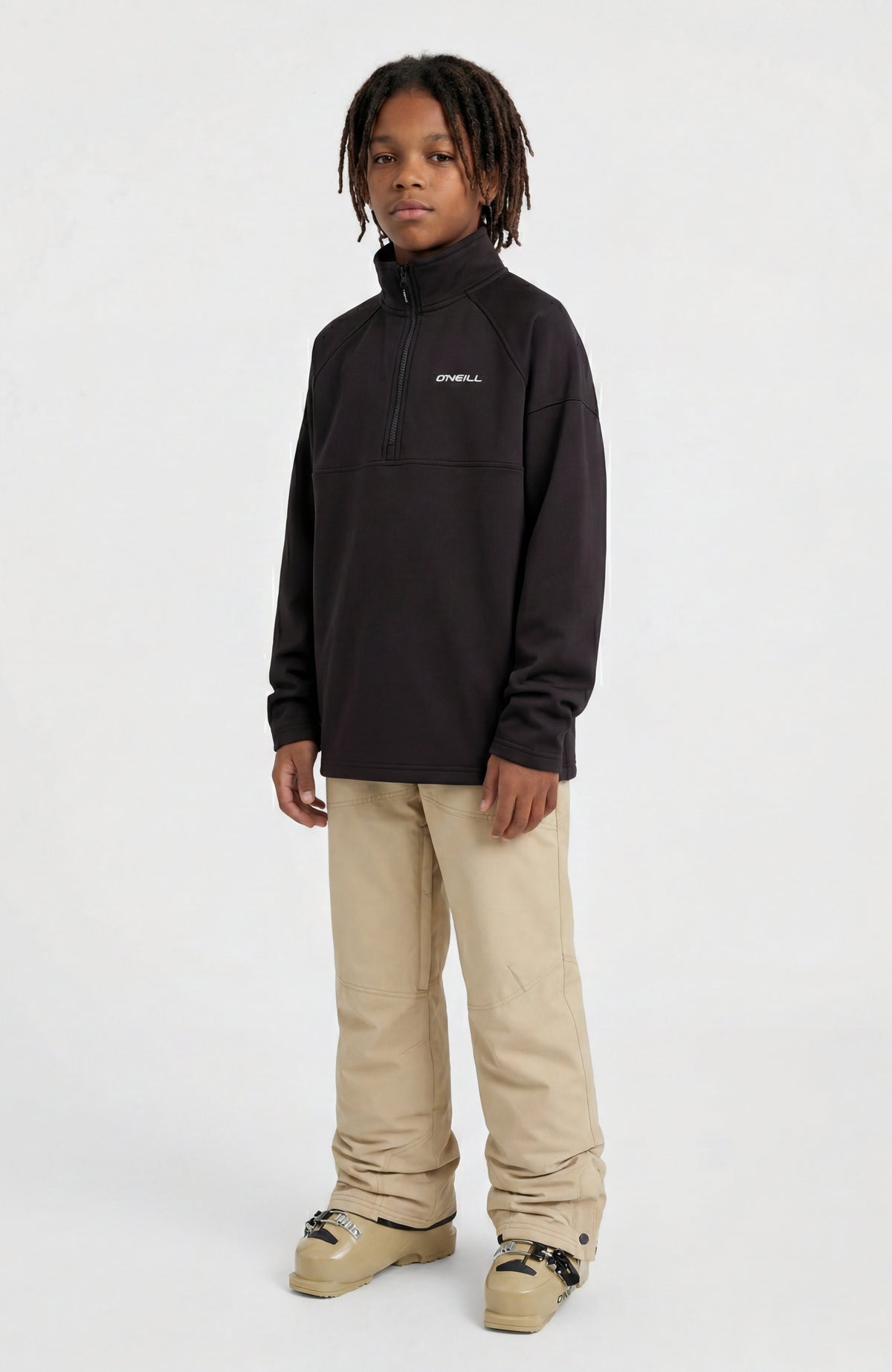 FWC'Cruz Half-Zip fleecetrui | Black Out