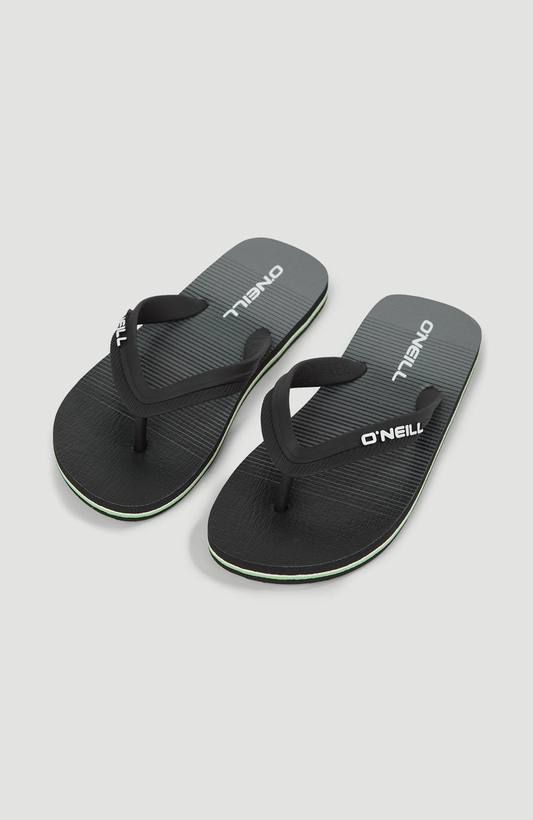 Profile Graphic slippers | Black Simple Gradient B Panel Profile Graphic slippers | Black Simple Gradient B Panel