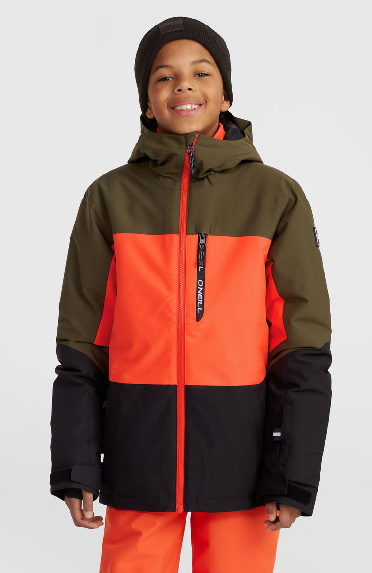 Carbonite wintersportjas | Forest Night Colour Block Carbonite wintersportjas | Forest Night Colour Block