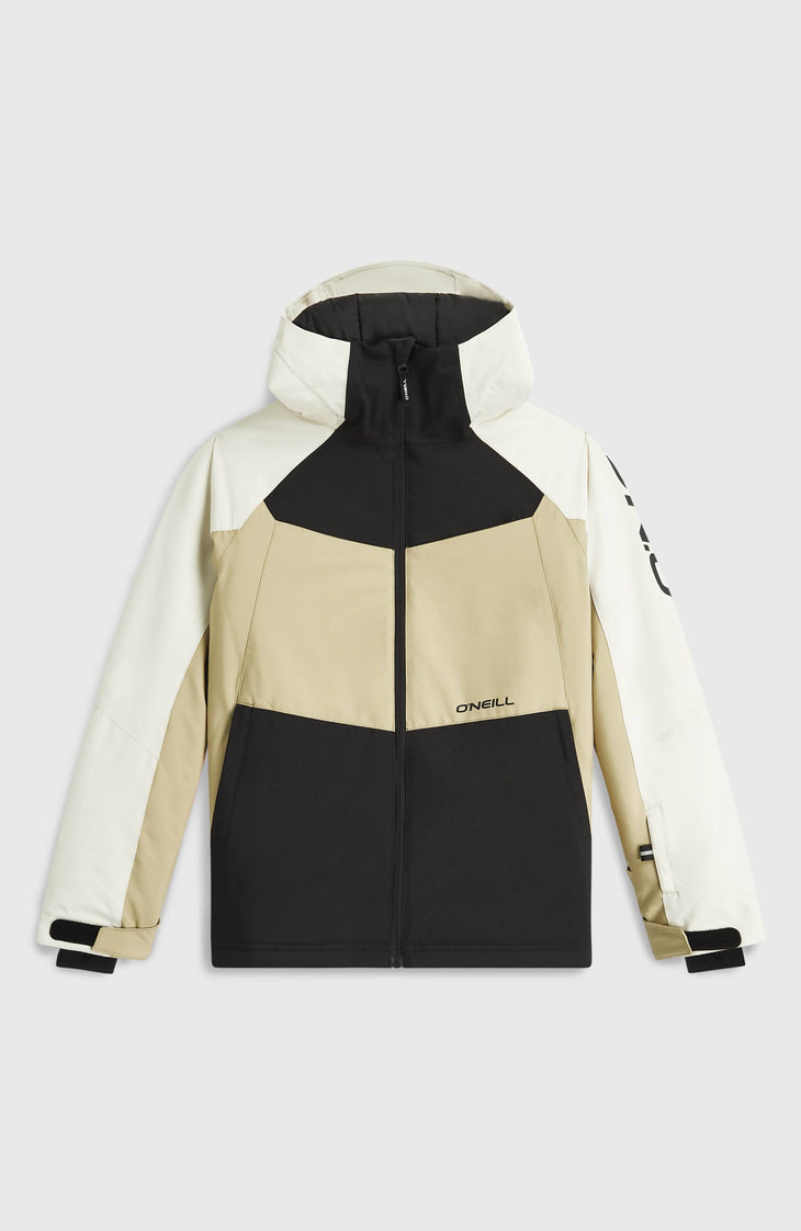 FWC'Cruz Mean Machine wintersportjas | Linen White Colour Block