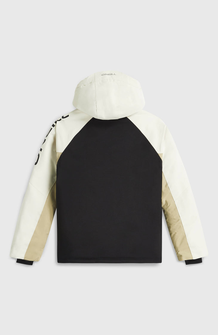 FWC'Cruz Mean Machine wintersportjas | Linen White Colour Block