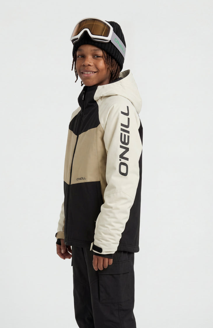 FWC'Cruz Mean Machine wintersportjas | Linen White Colour Block