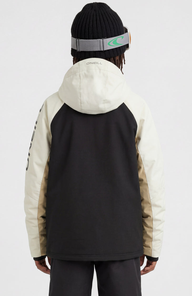FWC'Cruz Mean Machine wintersportjas | Linen White Colour Block