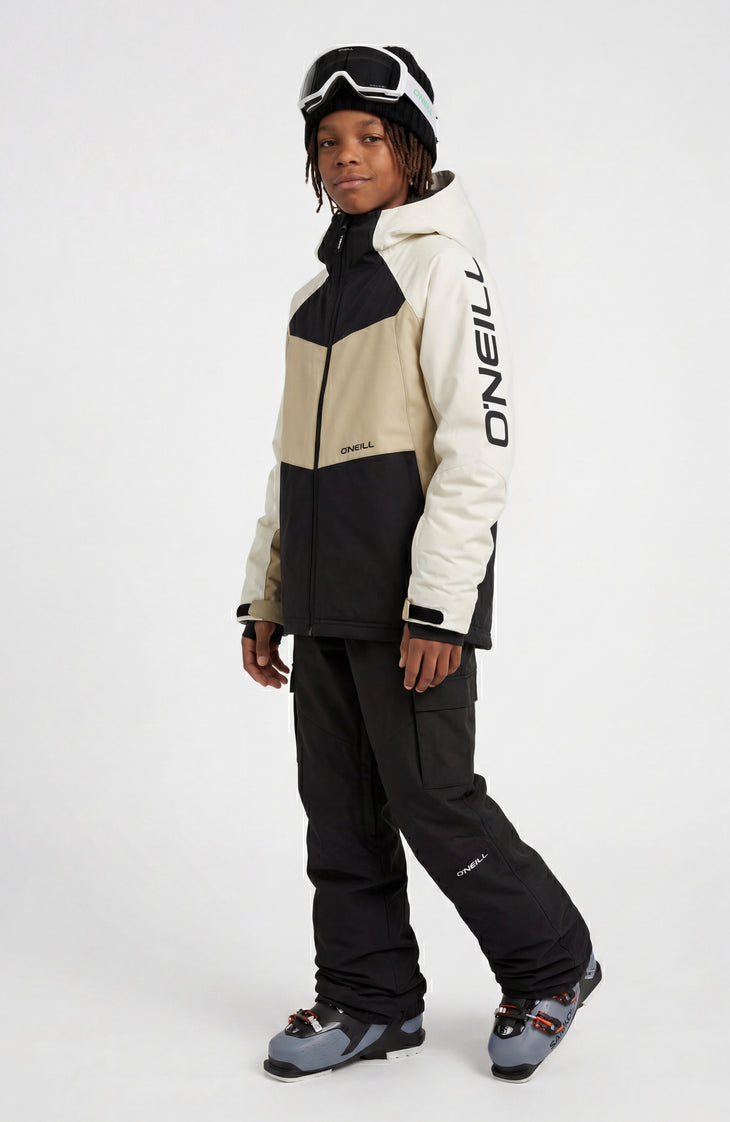 FWC'Cruz Mean Machine wintersportjas | Linen White Colour Block