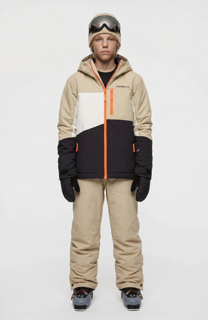 FWC'Cruz Triple wintersportjas | Olive Blush Colour Block