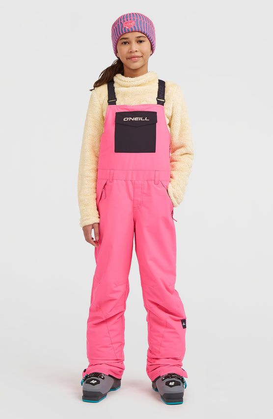 FWC'Cruz Bib wintersportbroek | Skater Pink Colour Block