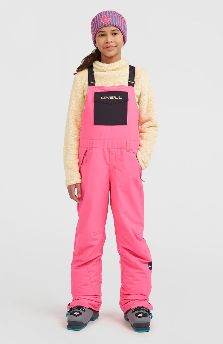 FWC'Cruz Bib wintersportbroek | Skater Pink Colour Block FWC'Cruz Bib wintersportbroek | Skater Pink Colour Block
