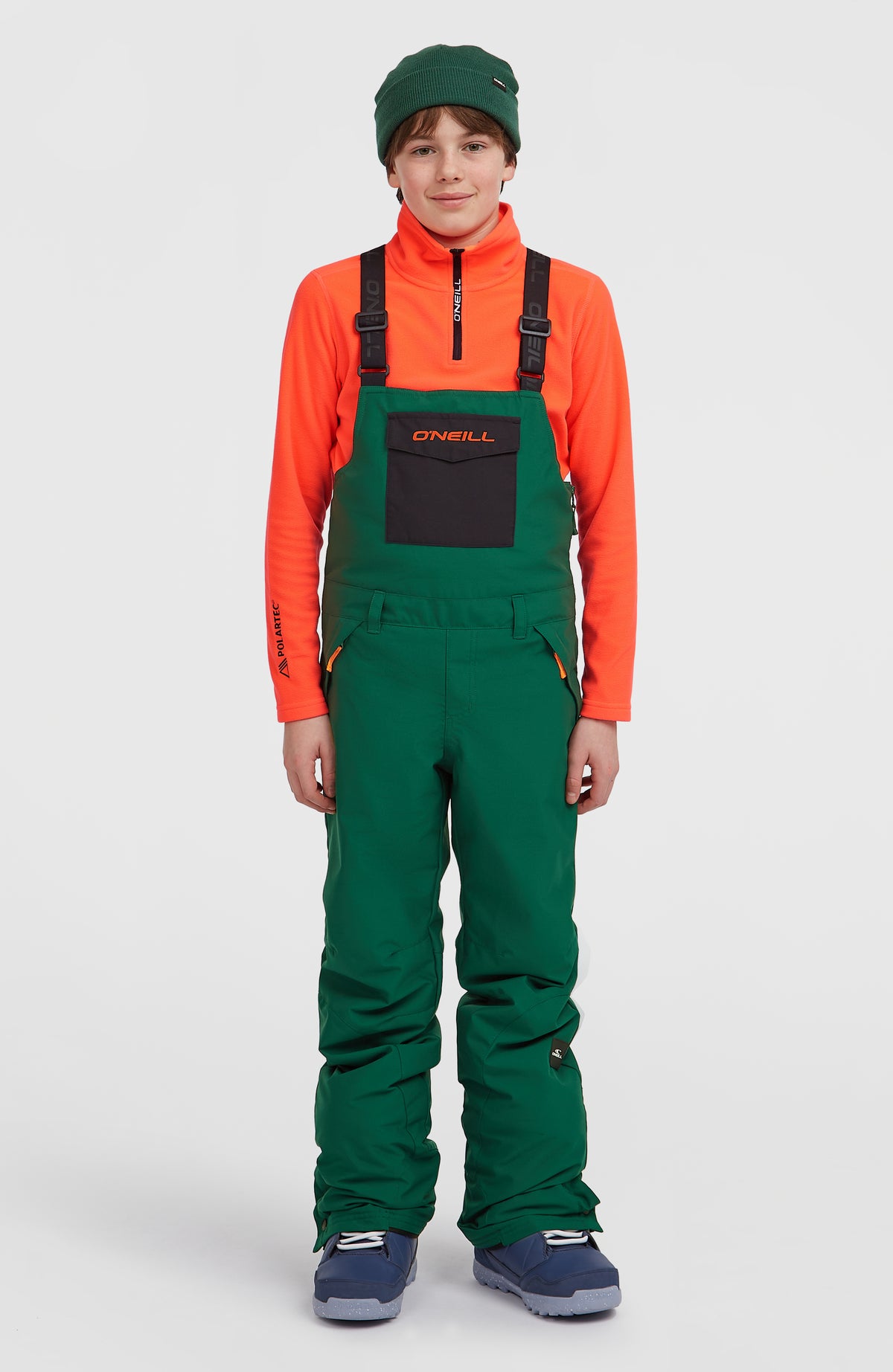 FWC'Cruz Bib wintersportbroek | Emerald Envy Colour Block
