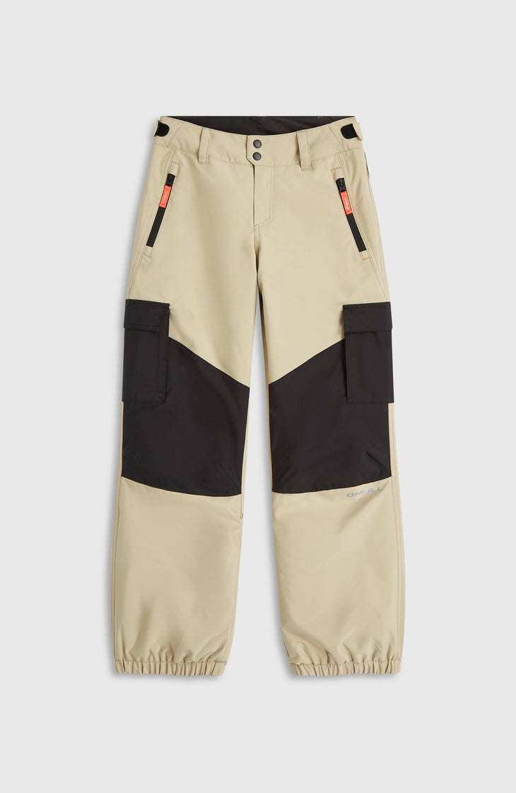 FWC'Cruz Cargo wintersportbroek | Olive Blush Colour Block