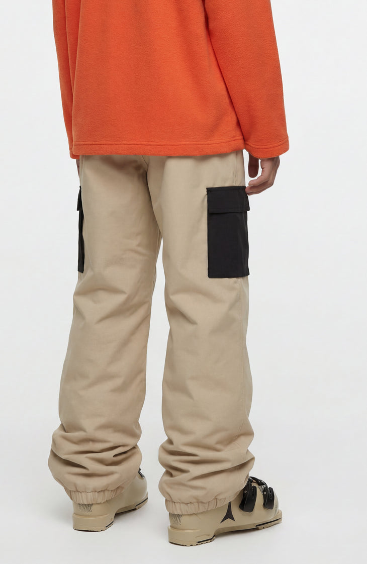 FWC'Cruz Cargo wintersportbroek | Olive Blush Colour Block