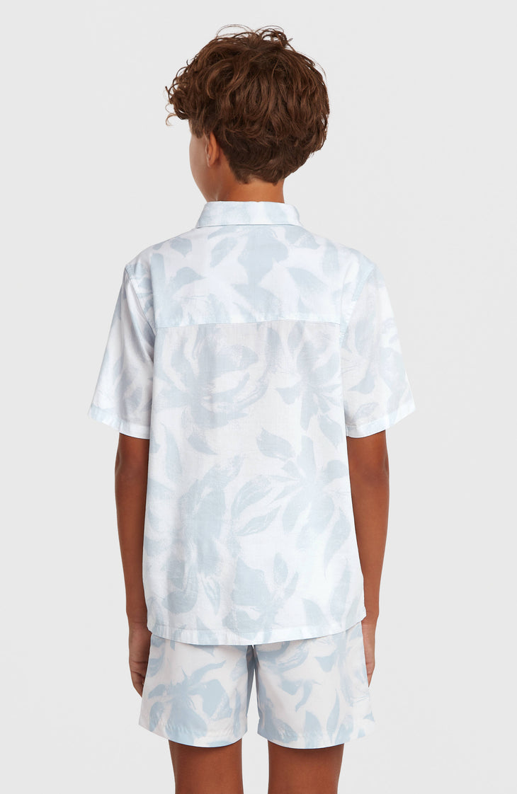 Print overhemd | White Spray Flower