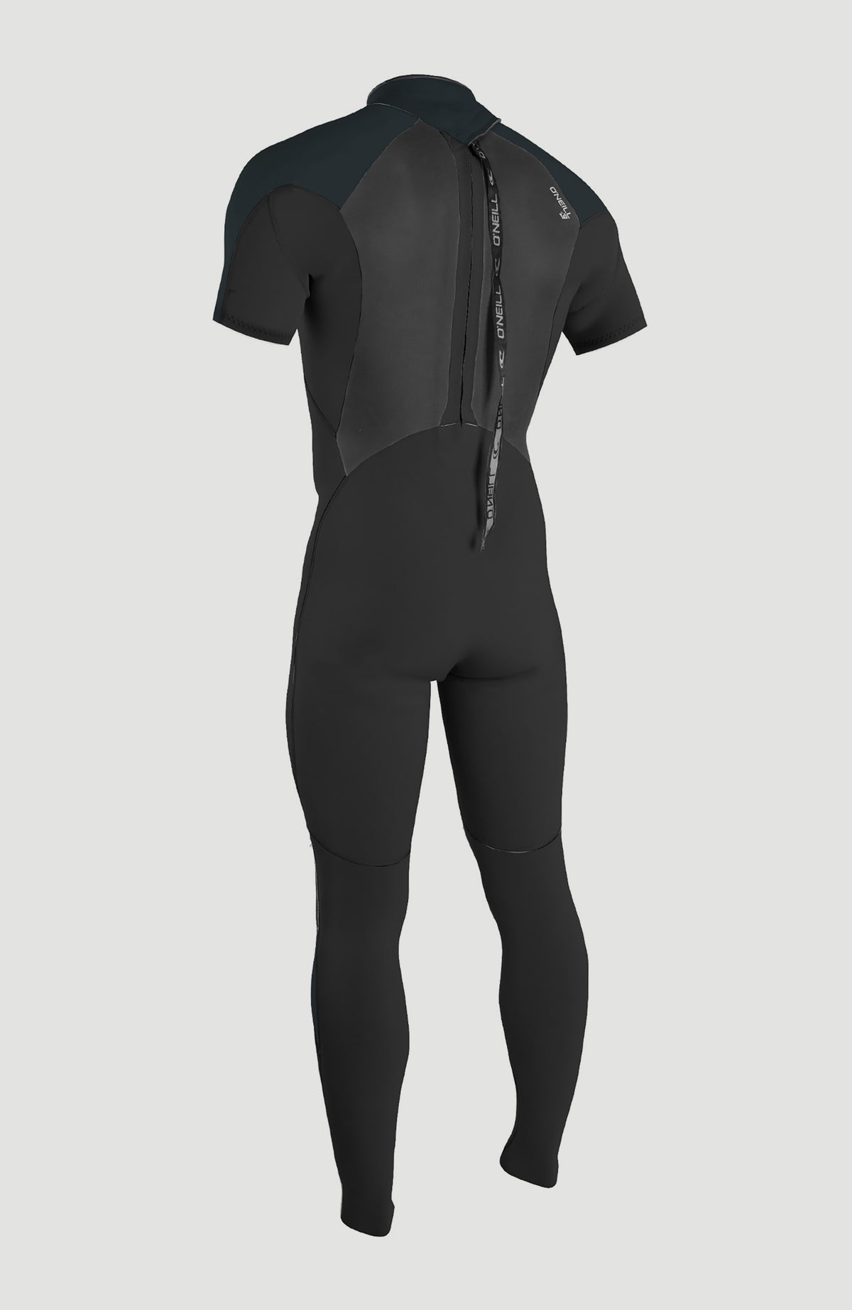 Epic 3/2mm Back Zip Shortsleeve Full Wetsuit Herren | BLACK/GUN METAL/GUN METAL