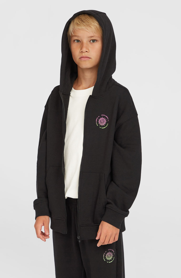 Graphic capuchonvest met volledige rits | Black Out Graphic capuchonvest met volledige rits | Black Out