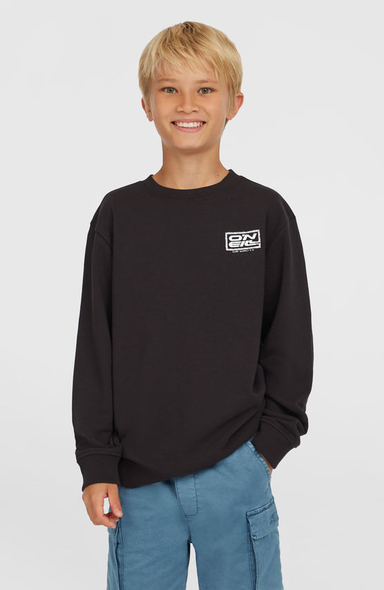 Logo Crew sweater | Black Out
