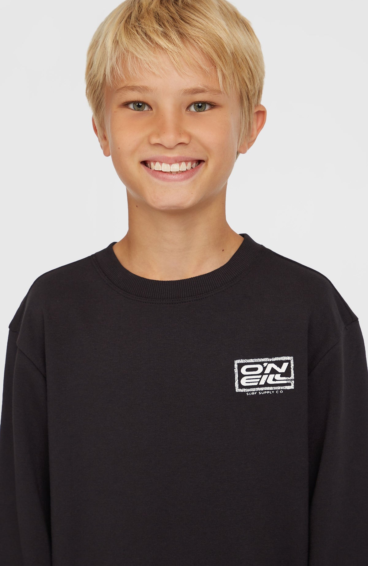 Logo Crew sweater | Black Out