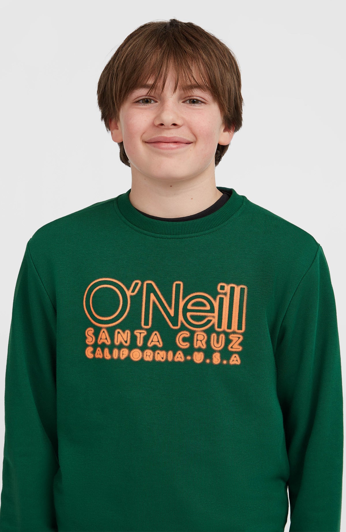 Essentials Crew sweater | Emerald Envy
