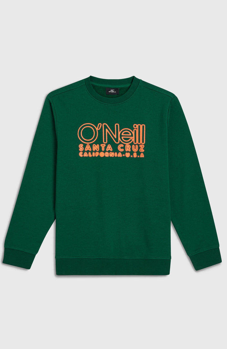 Essentials Crew sweater | Emerald Envy