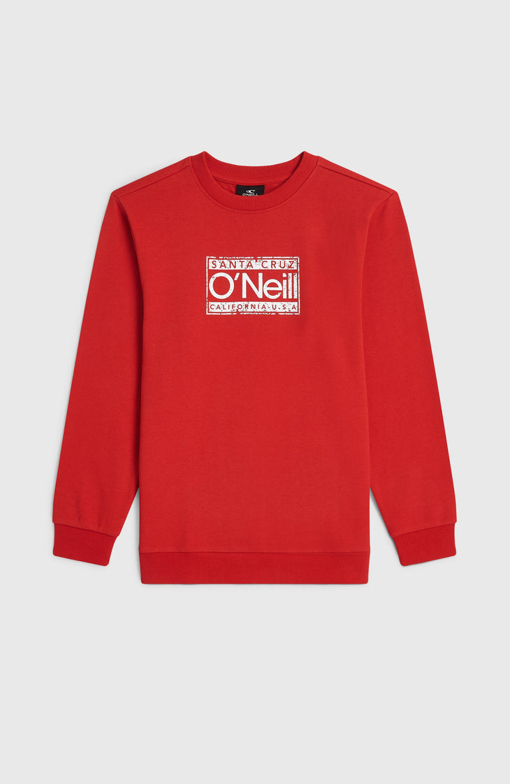 Cali Crew sweater | High Risk Red