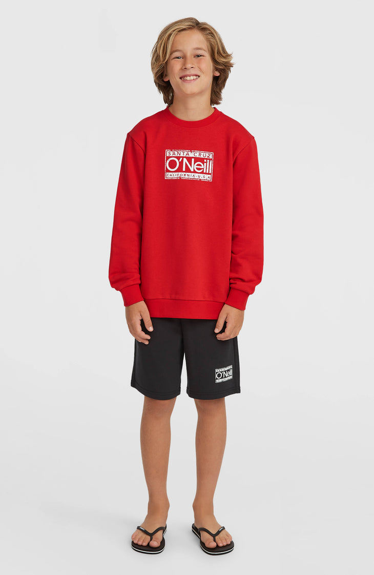Cali Crew sweater | High Risk Red