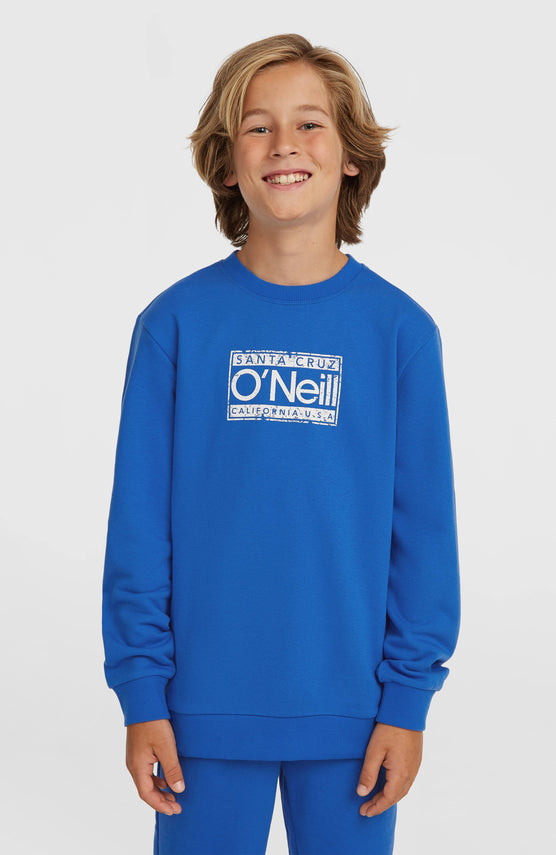 Cali Crew sweater | Mediterranean Blue