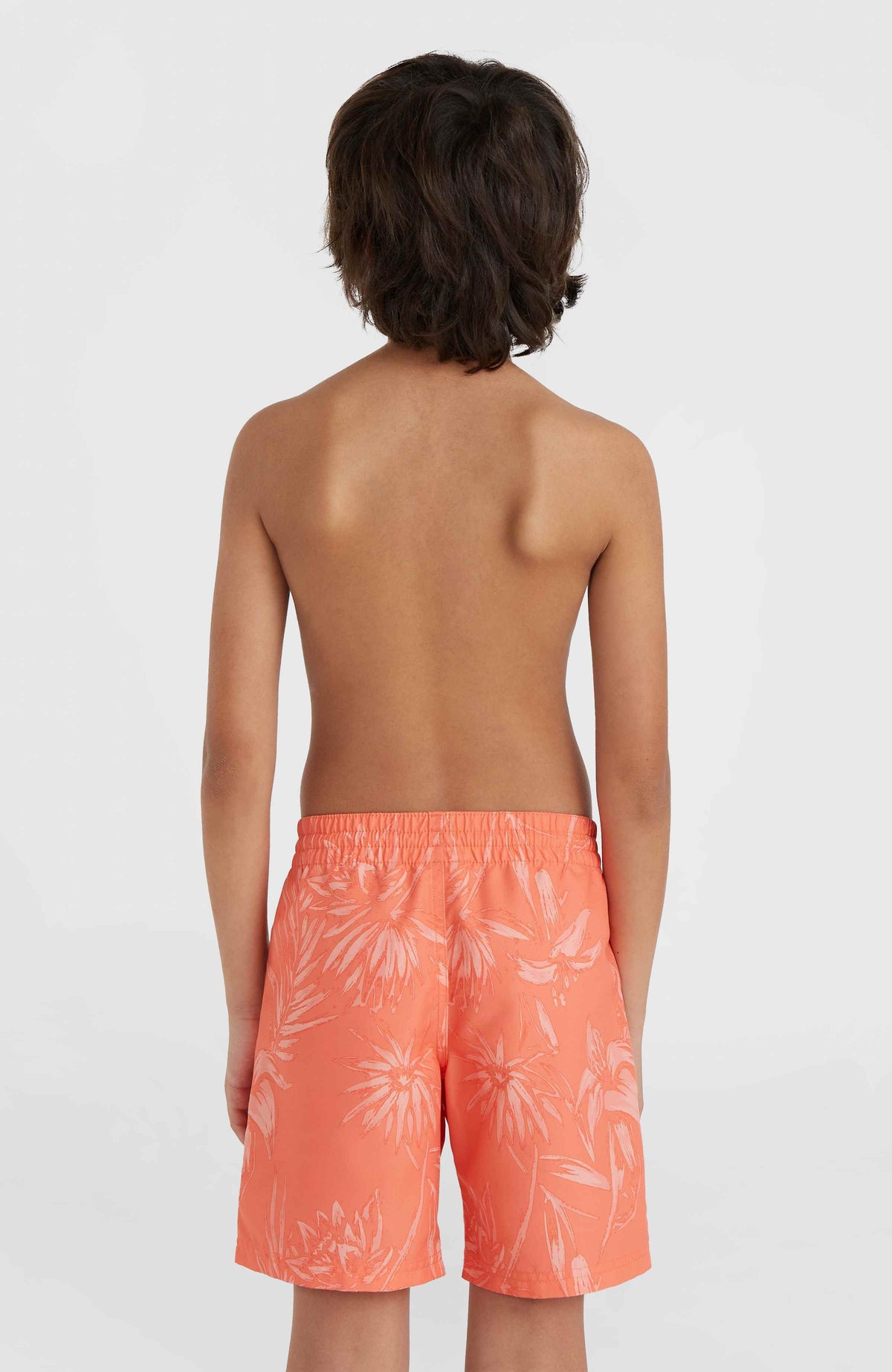Mix and Match Cali Floral 14'' zwembroek | Living Coral Tonal Tropicana