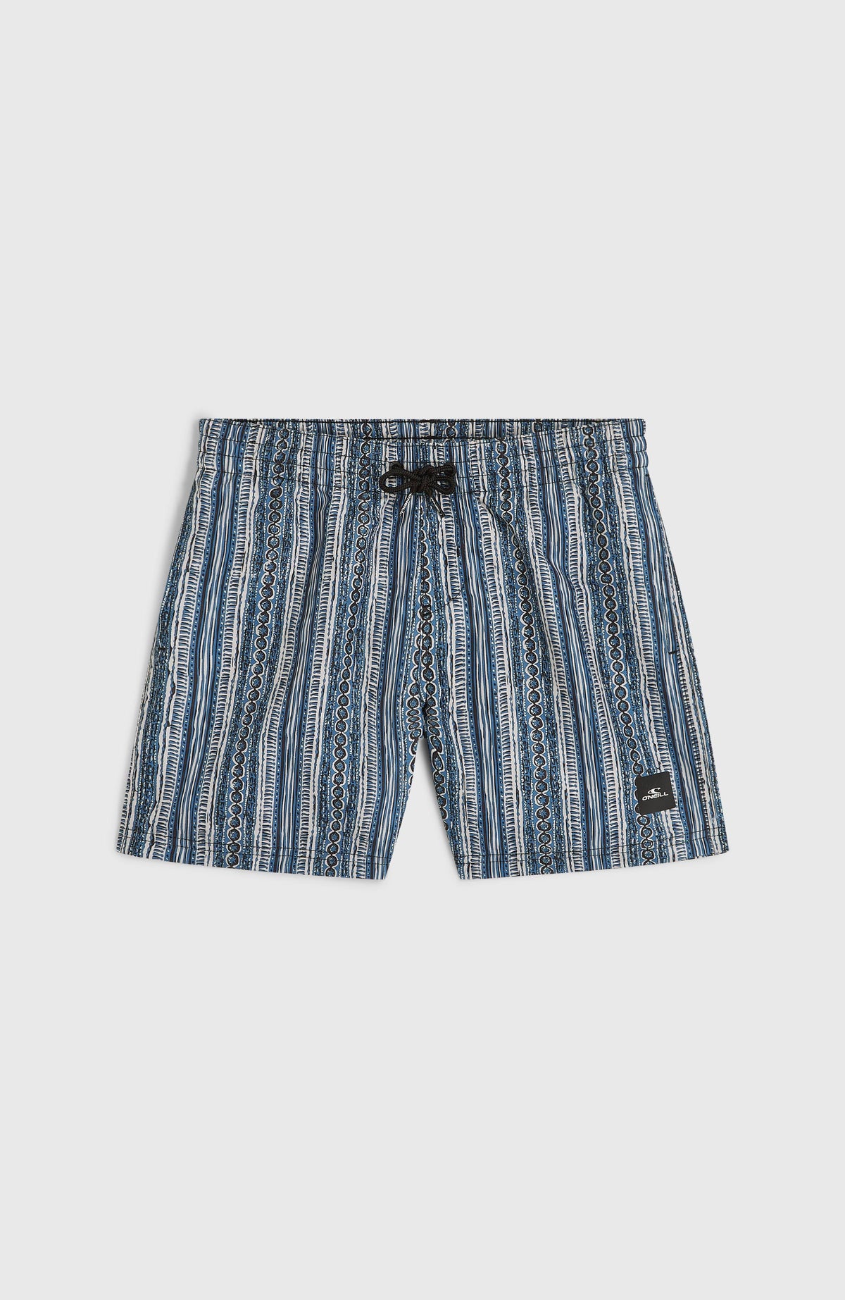 Cali 14'' zwembroek | Blue Pressed Lines