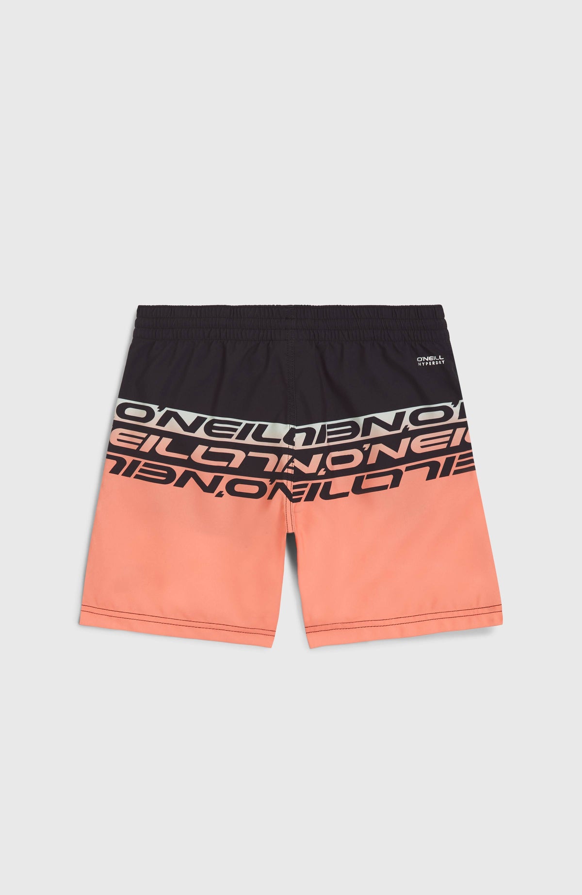 Cali Stripe 14'' zwembroek | Coral Upside Down