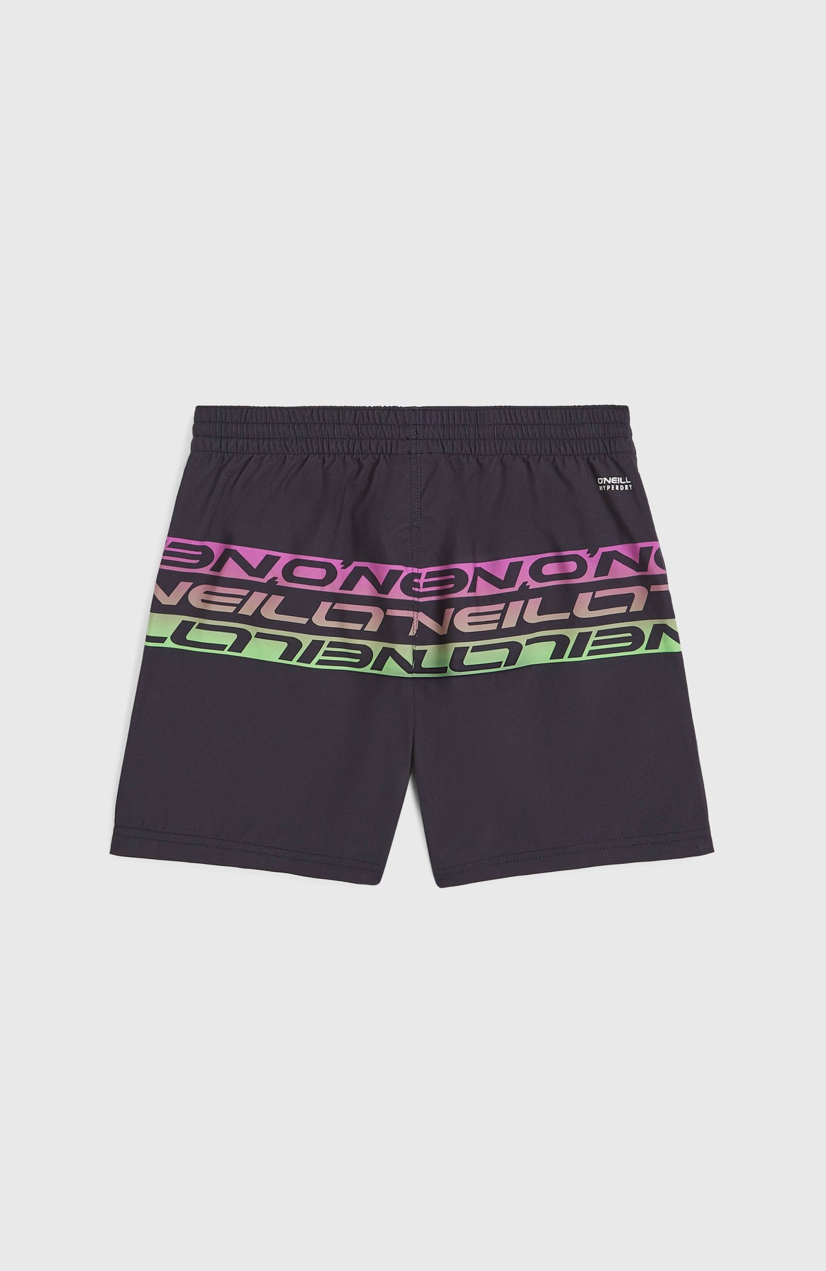 Cali Stripe 14'' zwembroek | Black Upside Down