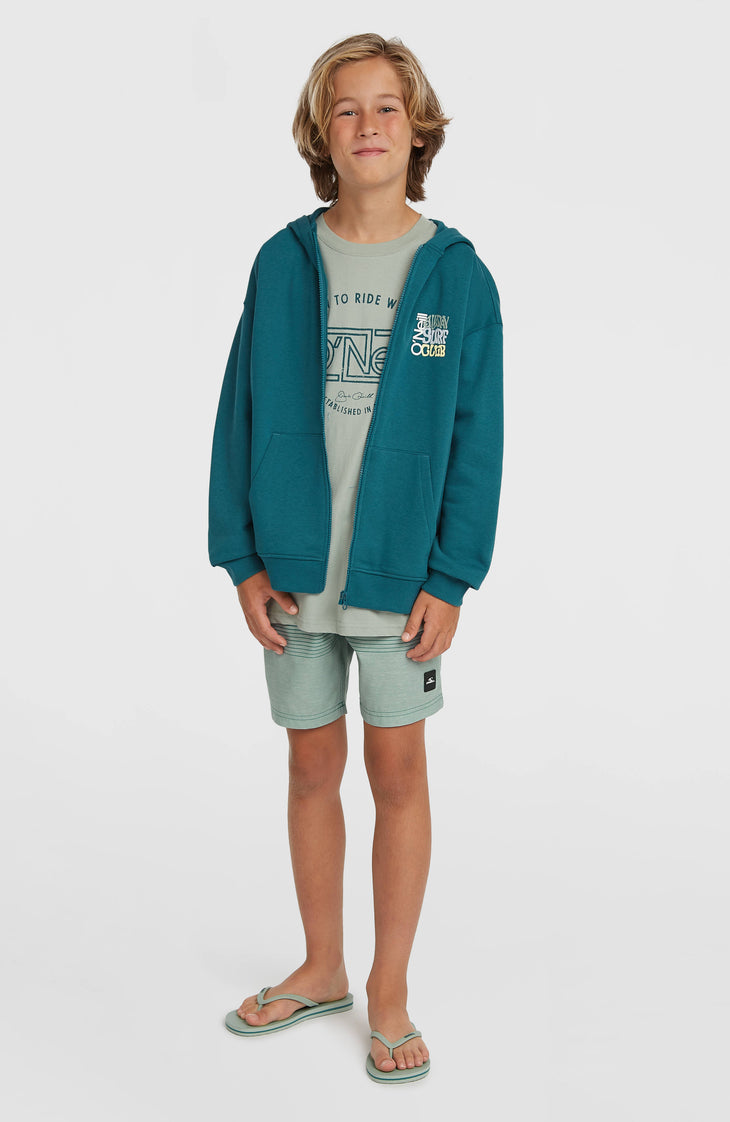 O'Neill Logo Stripe zwembroek | Boys Green Heritage O'Neill