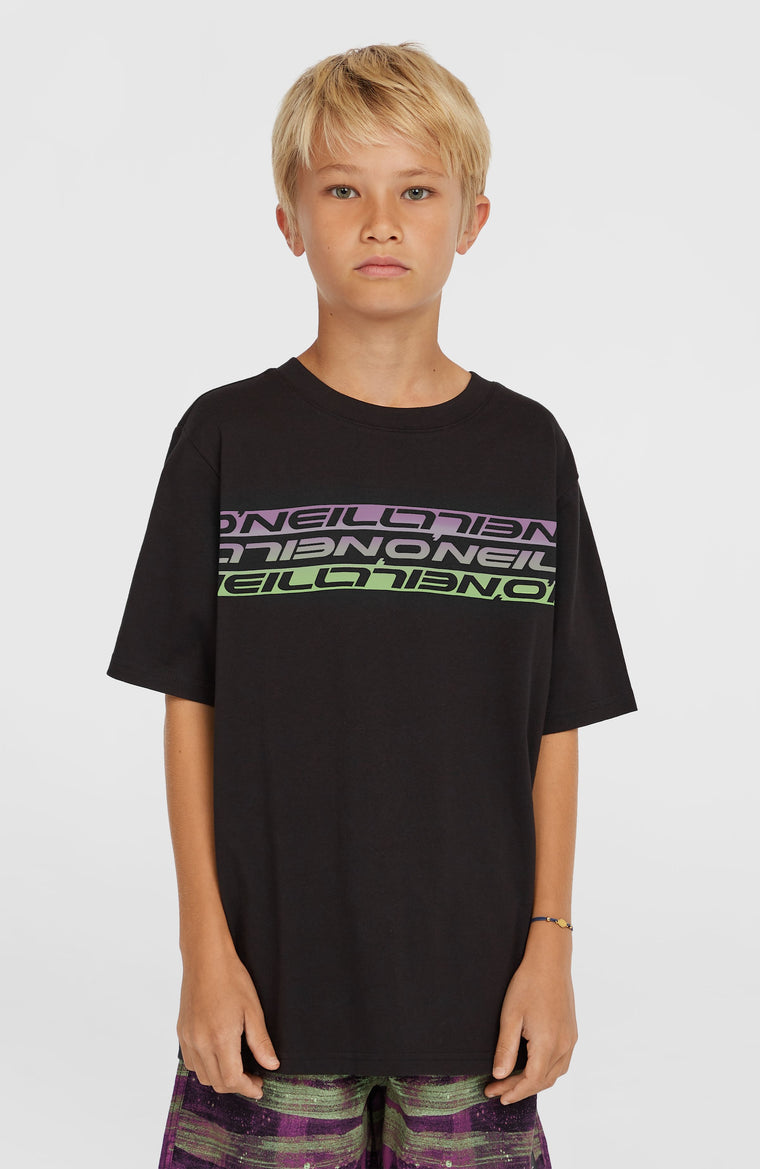Stripe T-shirt | Black Out Stripe T-shirt | Black Out