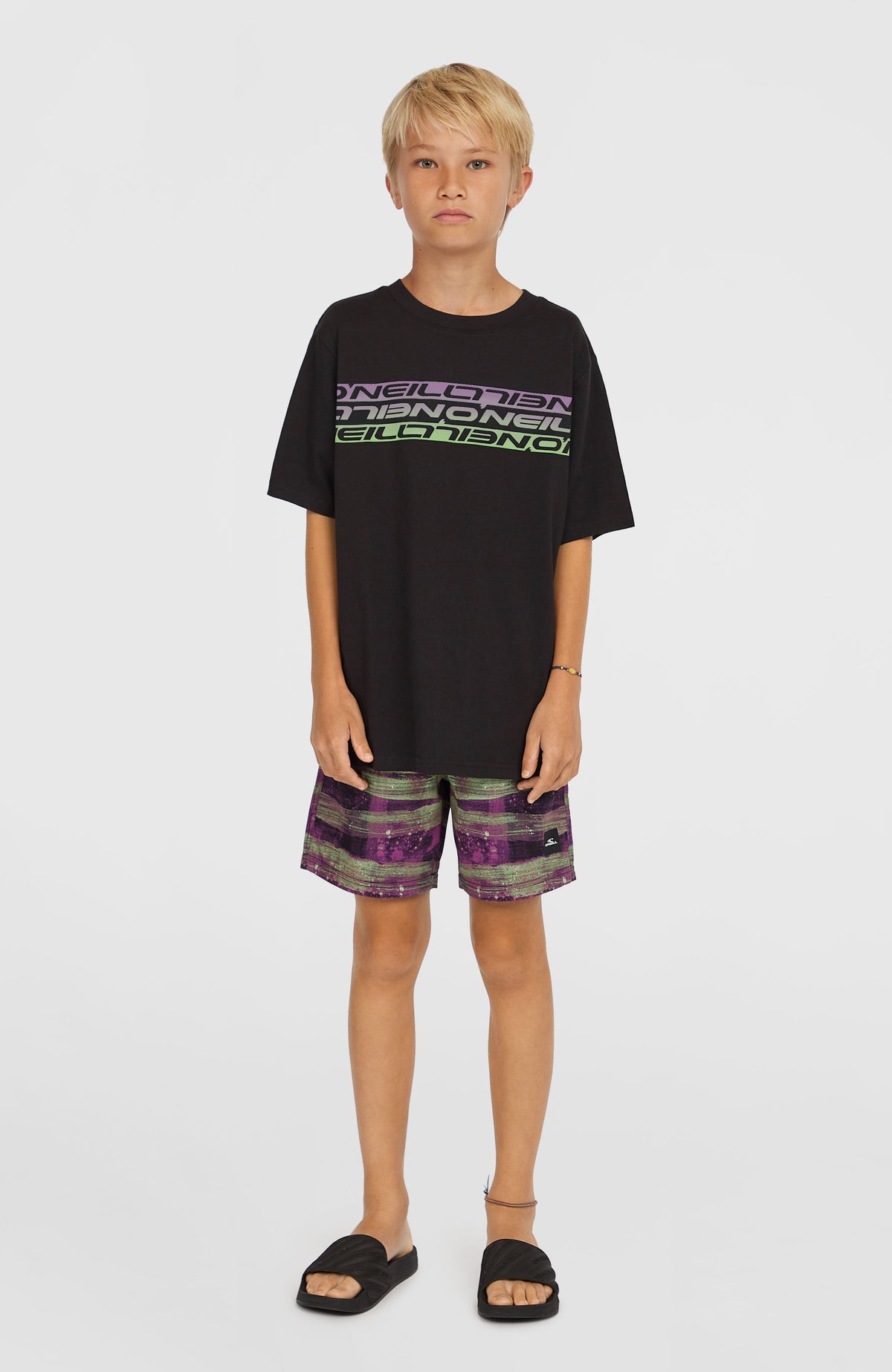 Stripe T-shirt | Black Out