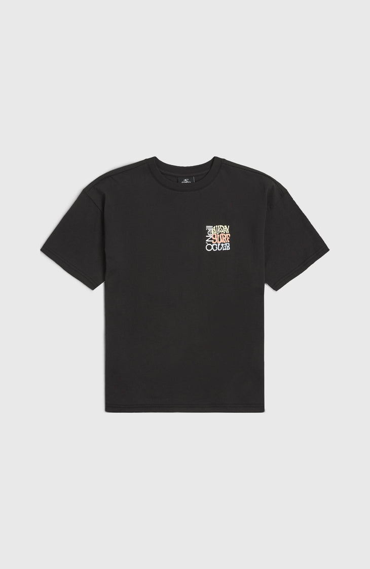 Back Print T-shirt | Black Out
