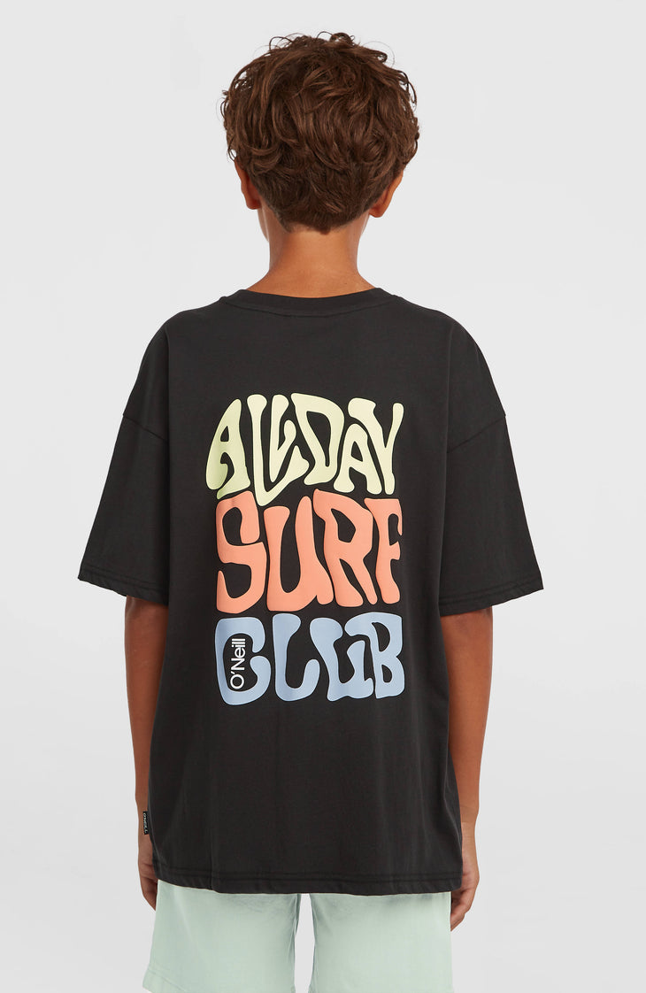 Back Print T-shirt | Black Out