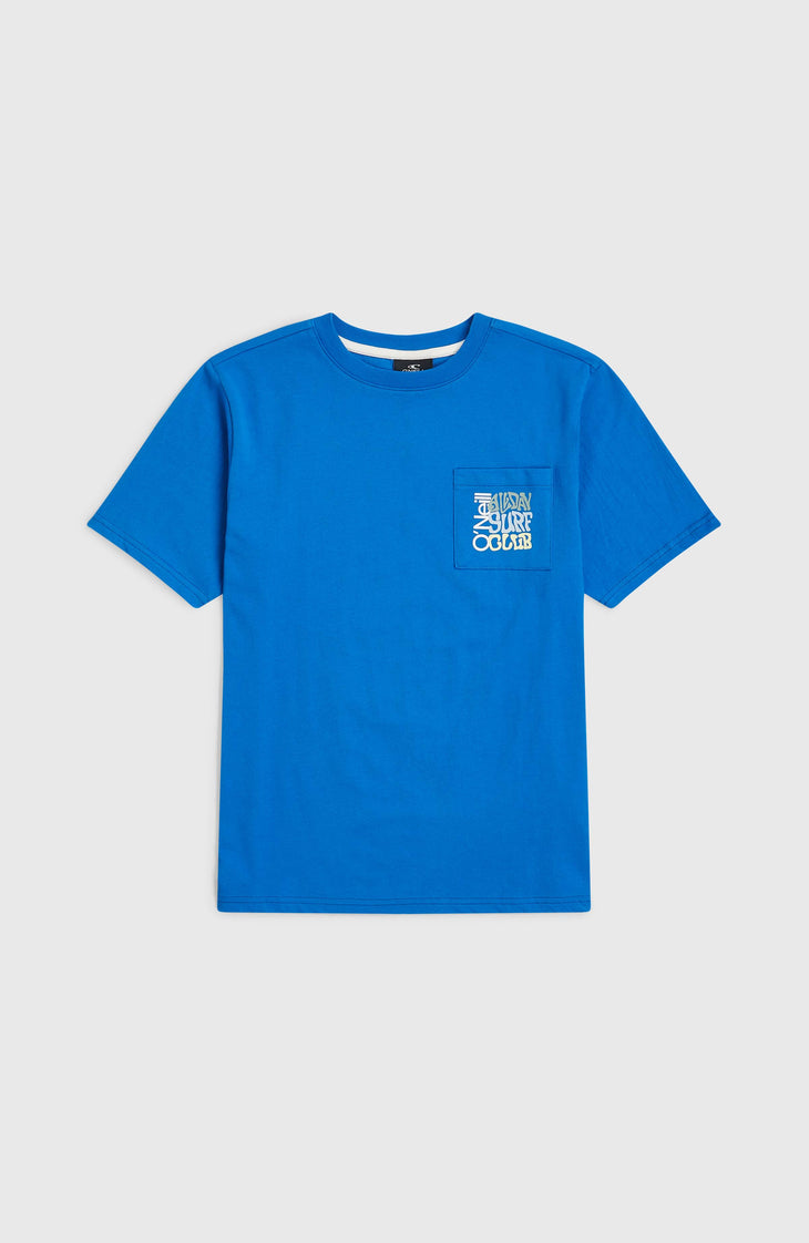 Chest Pocket T-shirt | Mediterranean Blue