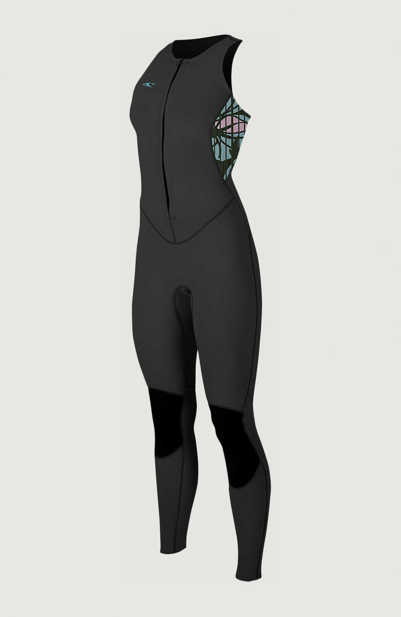 Bahia 1.5mm Front Zip Sleeveless Full Wetsuit | Black