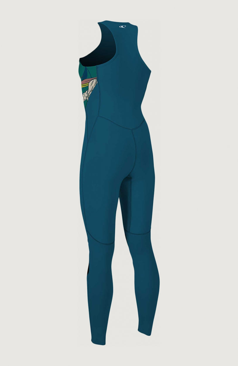 Bahia 1.5mm Front Zip Sleeveless Full Wetsuit | Dark Blue
