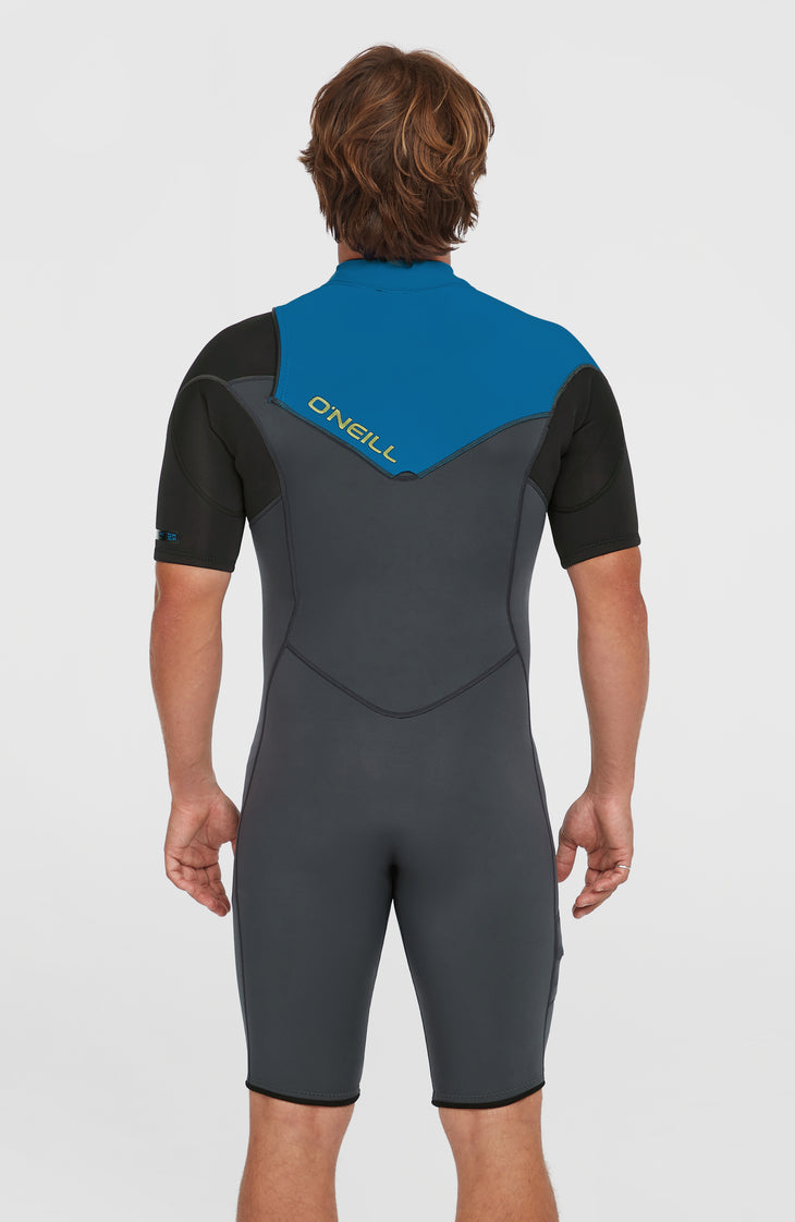 Hammer 2mm Chest Zip Shortsleeve Spring Wetsuit | Grey