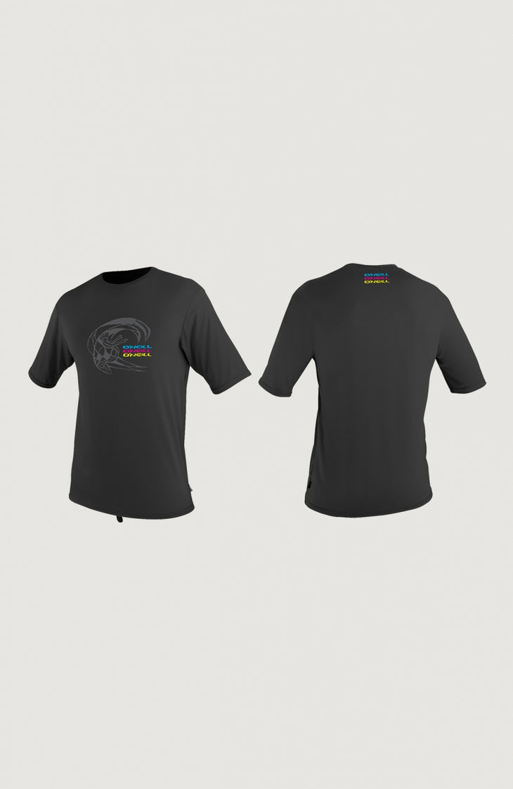 Skins Graphic Short Sleeve Rash Tee | Black