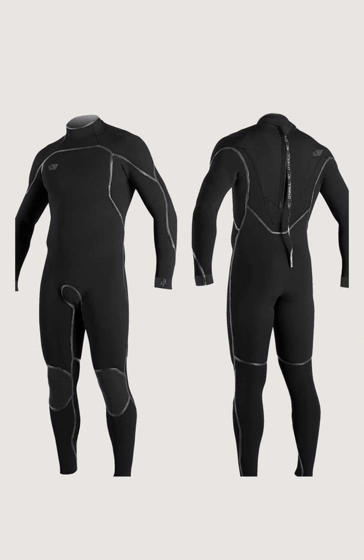 Psycho One Back Zip 3/2mm Full Wetsuit | BLACK/BLACK