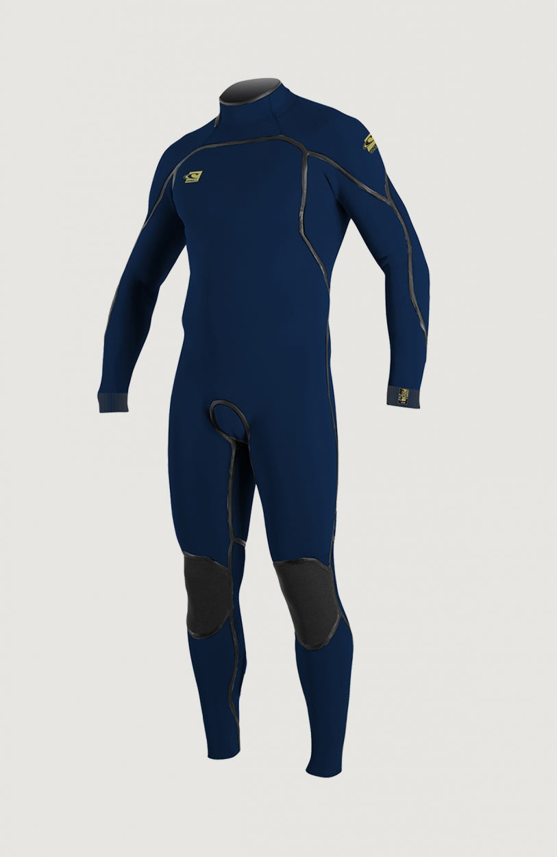 Psycho One Back Zip 3/2mm Full Wetsuit | Dark Blue