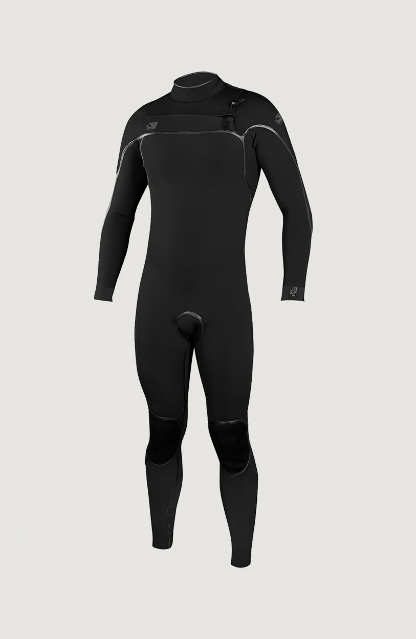 Psycho One Chest Zip 5/4mm Full Wetsuit | BLACK/BLACK