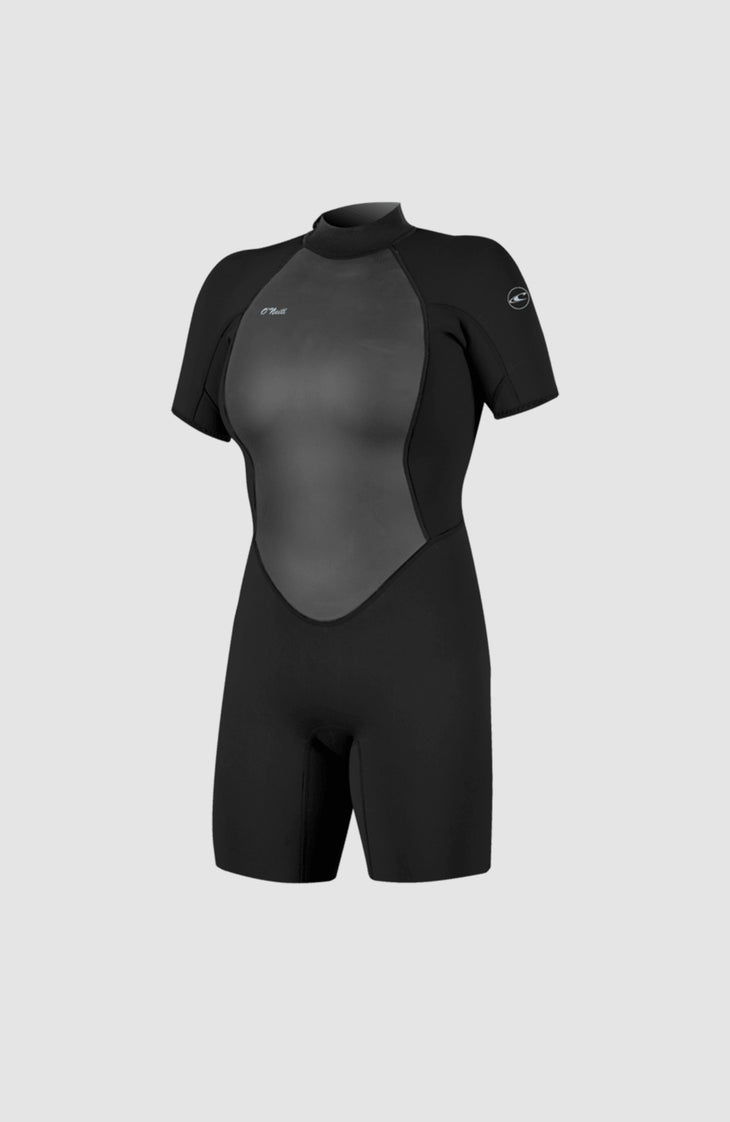 Reactor-2 2mm Back Zip Short Sleeve Spring Wetsuit | BLACK/BLACK