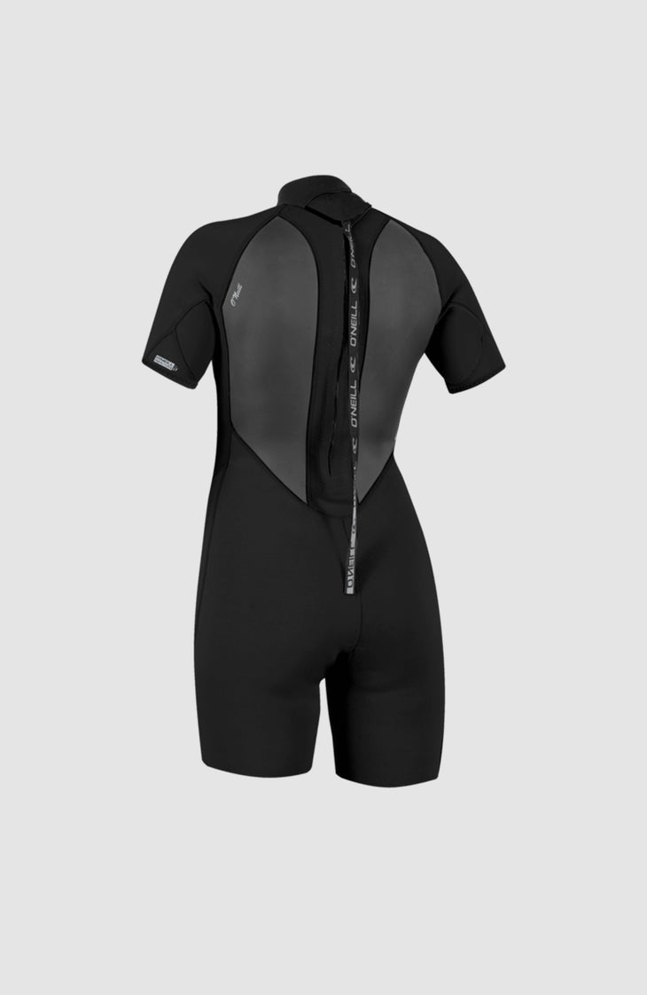 Reactor-2 2mm Back Zip Short Sleeve Spring Wetsuit | BLACK/BLACK