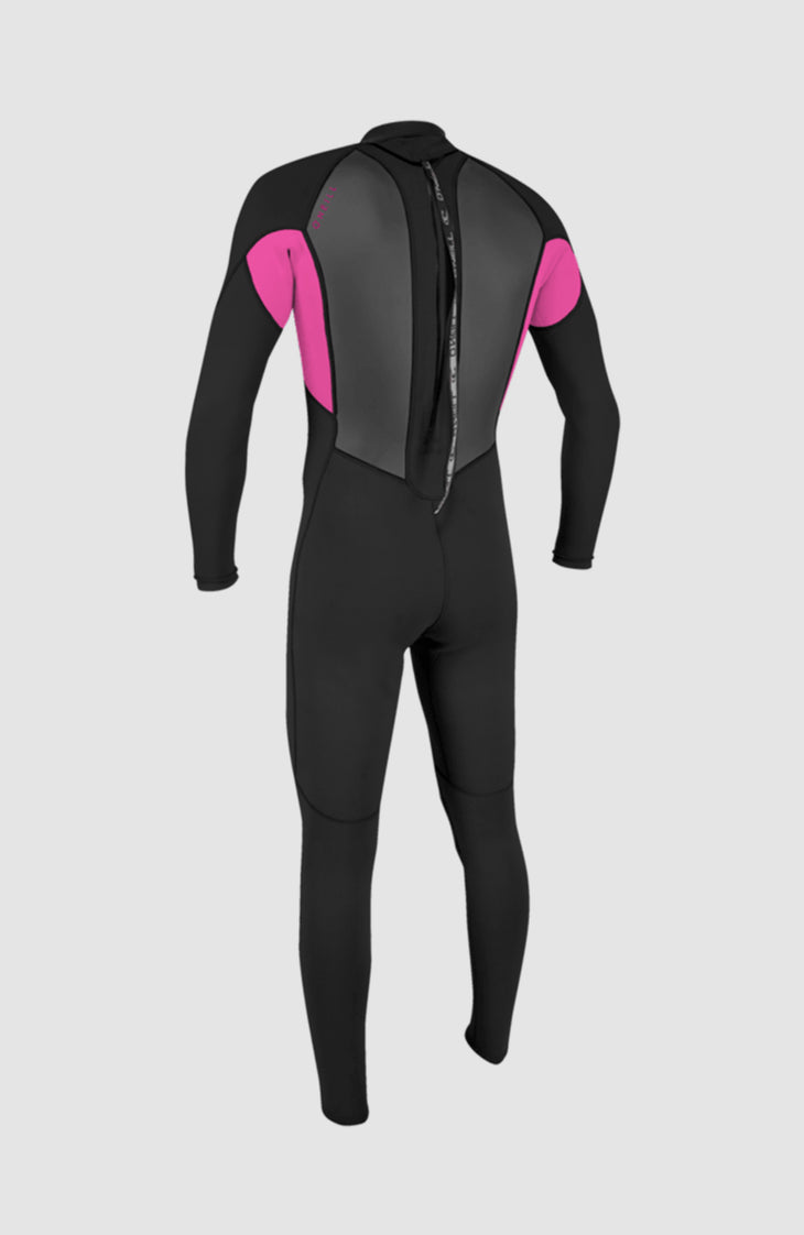 Reactor-2 3/2 Back Zip Full Wetsuit | BLK/BERRY