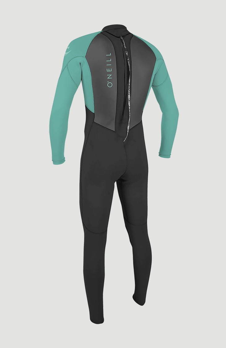 Reactor-2 3/2mm Back Zip Full Wetsuit | BLK/LTAQUA