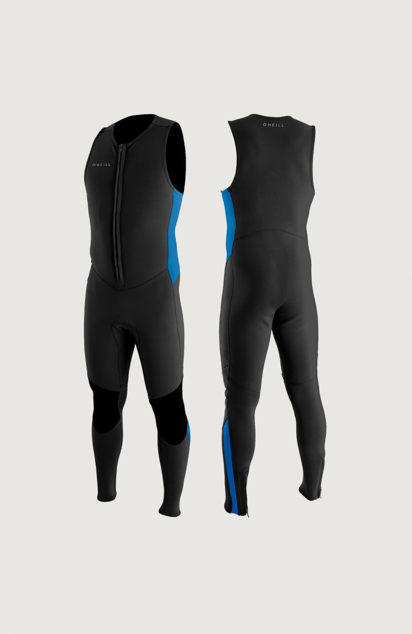 Reactor-2 2mm Front Zip Sleeveless Full Wetsuit | BLK/OCEAN