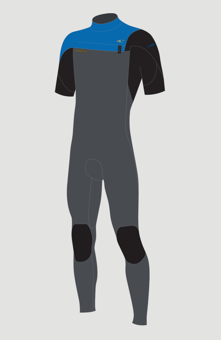 Hammer 2mm Chest Zip Short Sleeve Full Wetsuit | Grey Hammer 2mm Chest Zip Short Sleeve Full Wetsuit | Grey