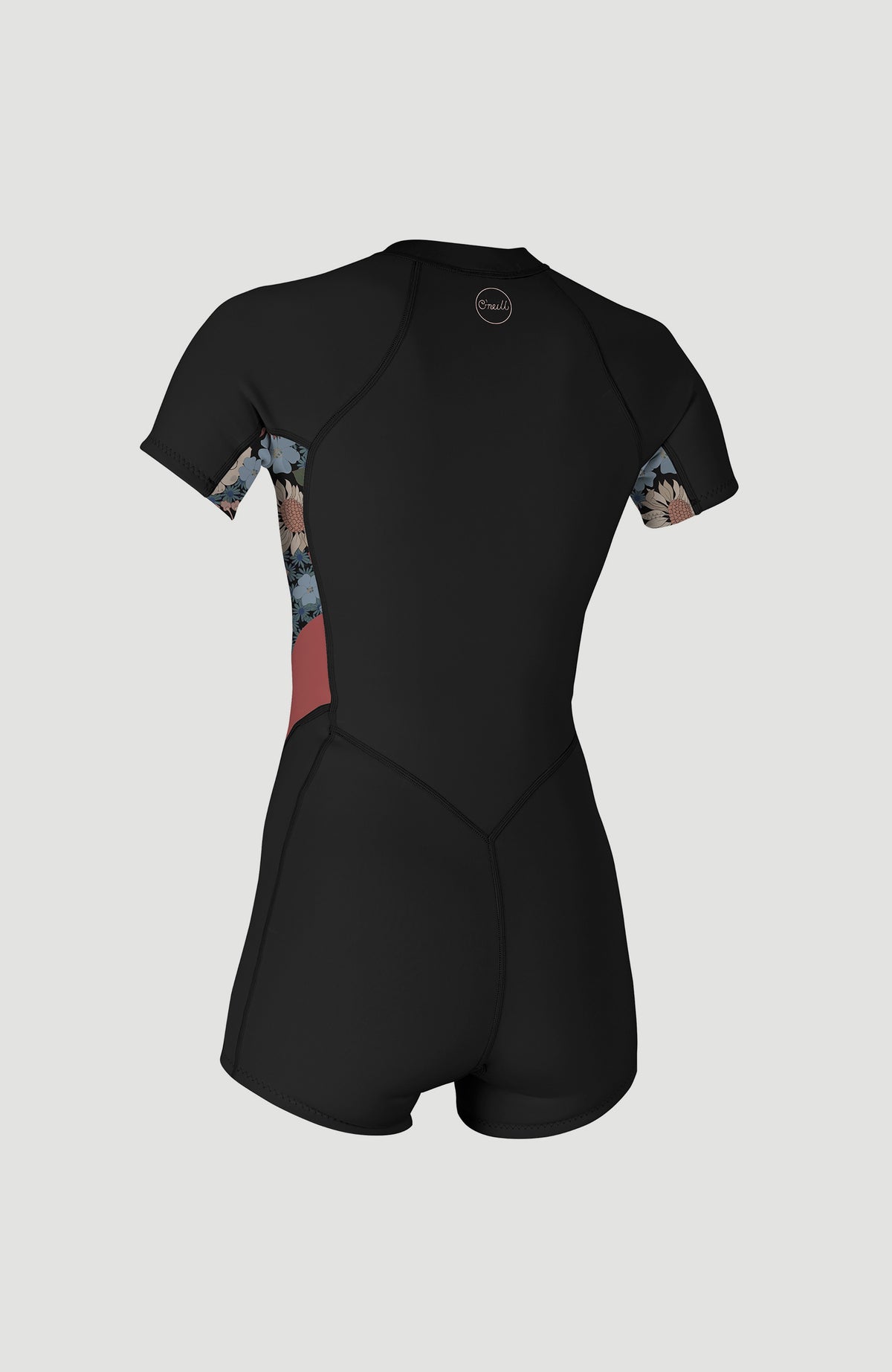 Bahia 2/1mm Front Zip Shortsleeve Spring Wetsuit | BLACK/TWIGGY/TEA ROSE