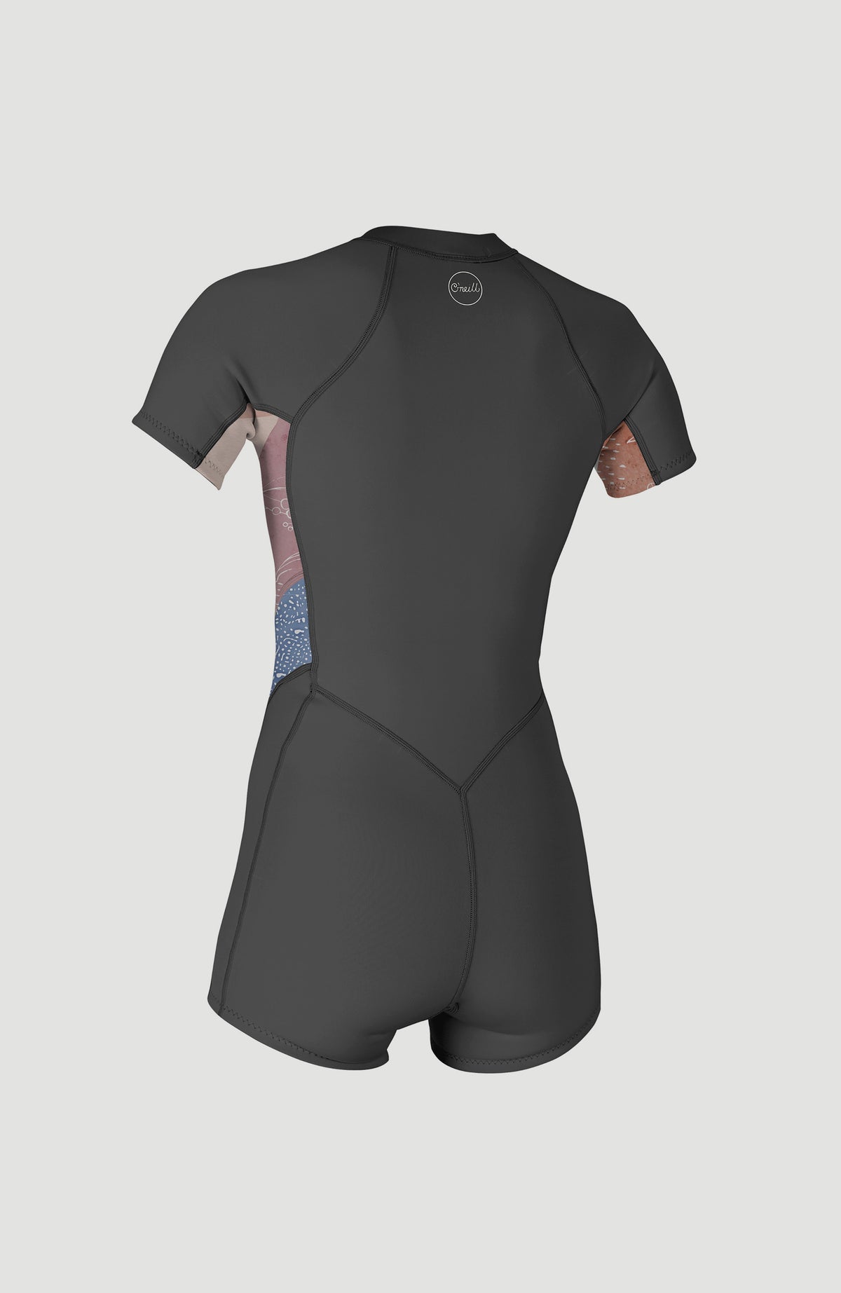Bahia 2/1mm Front Zip Shortsleeve Spring Wetsuit | GRAPHITE/DESERT BLOOM/DRIFT BL